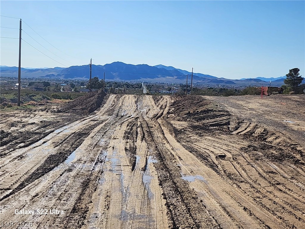 1101 East Blosser Ranch Road Pahrump, NV 89060 - Photo 50 of 50 main Entry Road Current / View of mountain background