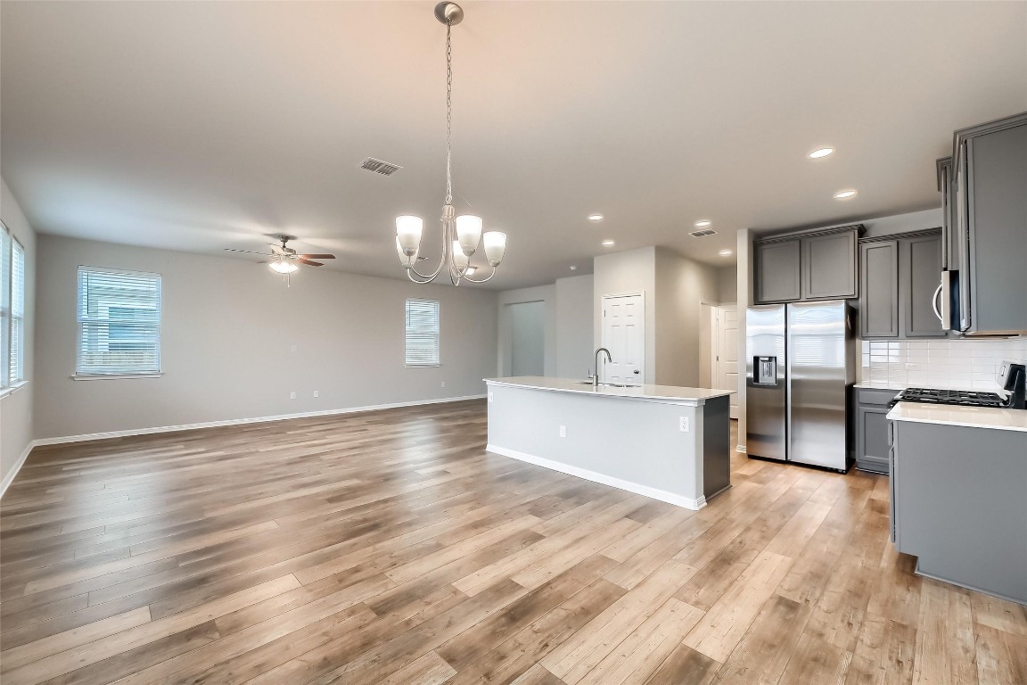 a view of kitchen and window