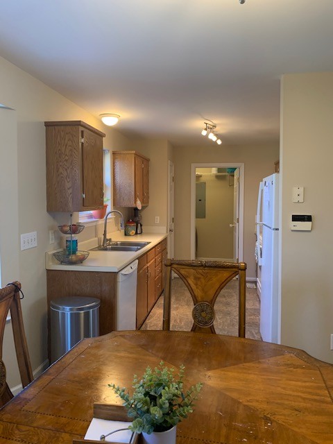 506 Sheath Circle Lebanon, TN 37087 - Photo 10 of 19 a kitchen with stainless steel appliances granite countertop a refrigerator a stove a sink and a dining table with wooden floor