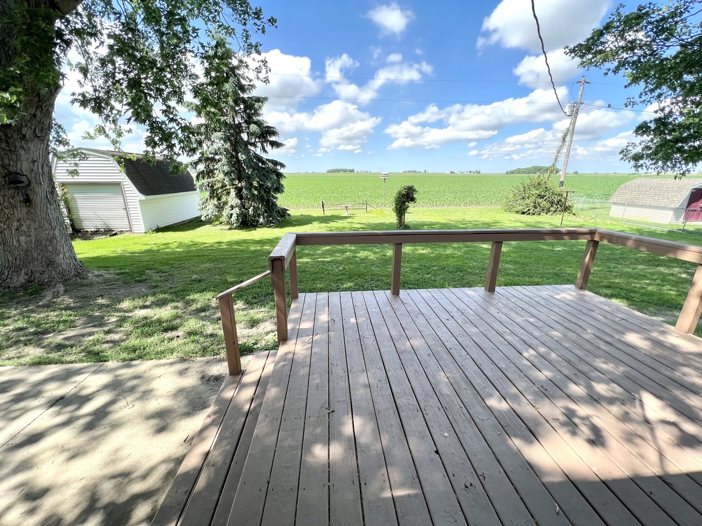 1962 Cr 3000 Rantoul Il 61866 Rantoul, IL 61866 - Photo 27 of 27 a view of outdoor space with deck and yard