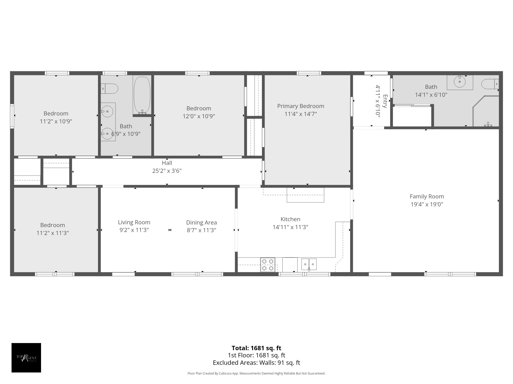 9216 Highway 69 Warren, TX 77664 - Photo 32 of 32 a black and white photo of a picture of floor plan