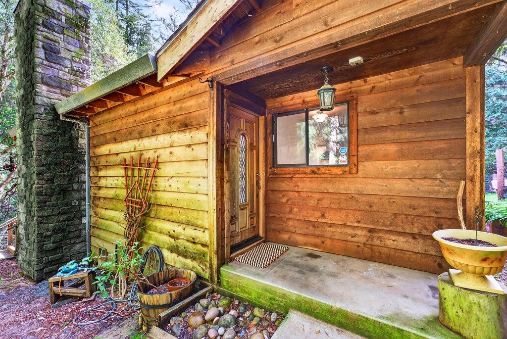 13033 Lompico Road Felton, CA 95018 - Photo 2 of 32 a view of a door of the house