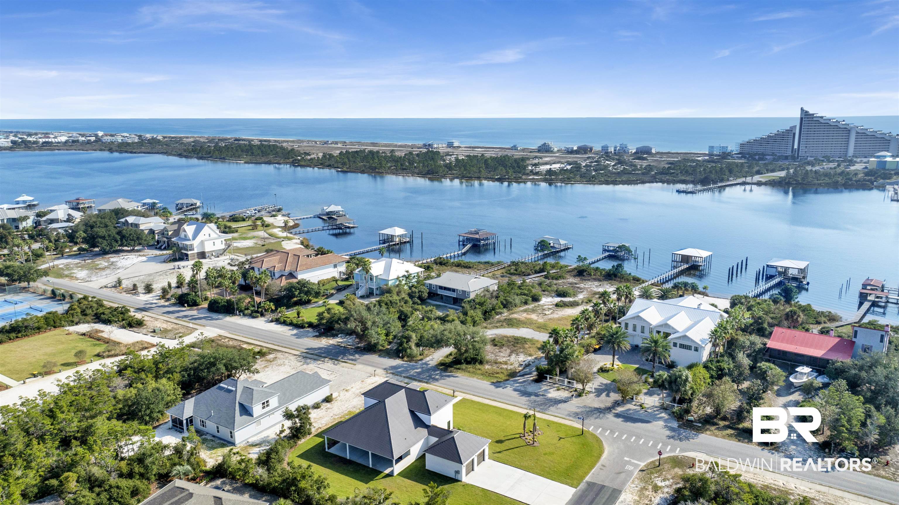 31545 River Road Orange Beach, AL 36561 - Photo 46 of 59 Drone / aerial view with a water view