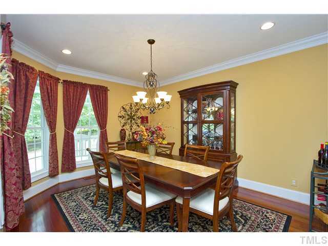 6816 Pinnacle Ridge Road Raleigh, NC 27603 - Photo 9 of 24 Forming dining room perfect for the upcoming holidays! Dining Room
