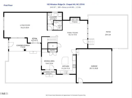 $799,000 | 102 Winston Ridge Drive, Chapel Hill, NC 27516