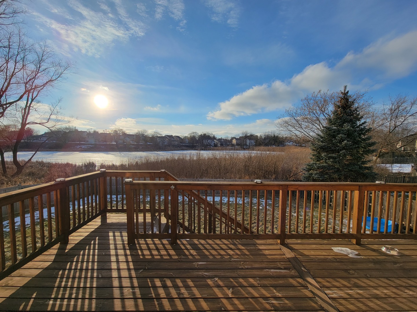 904 Deer Path Drive Antioch, IL 60002 - Photo 20 of 42 a view of balcony with wooden floor
