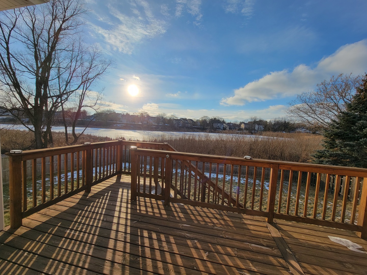 904 Deer Path Drive Antioch, IL 60002 - Photo 22 of 42 a view of balcony with wooden floor