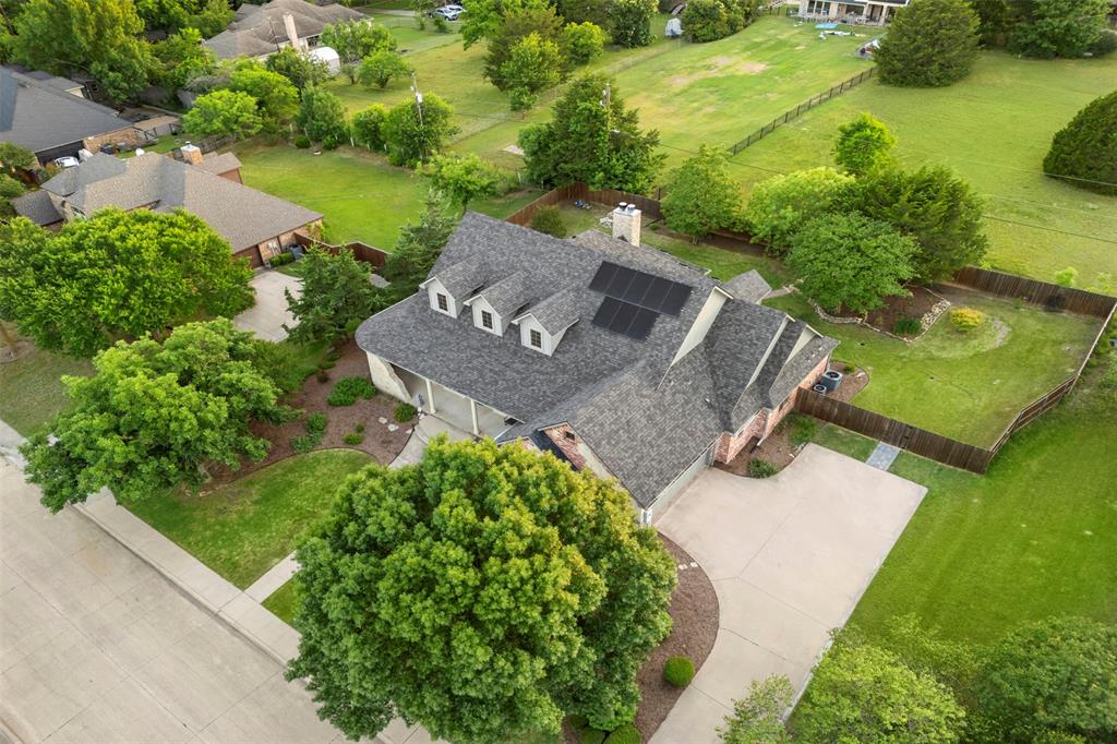 105 Country Ridge Court Red Oak, TX 75154 - Photo 4 of 40 an aerial view of a house with a yard