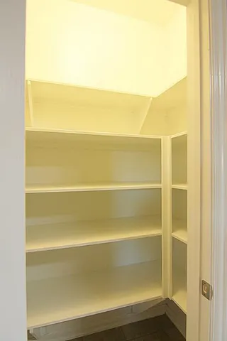 a view of a room with an empty space