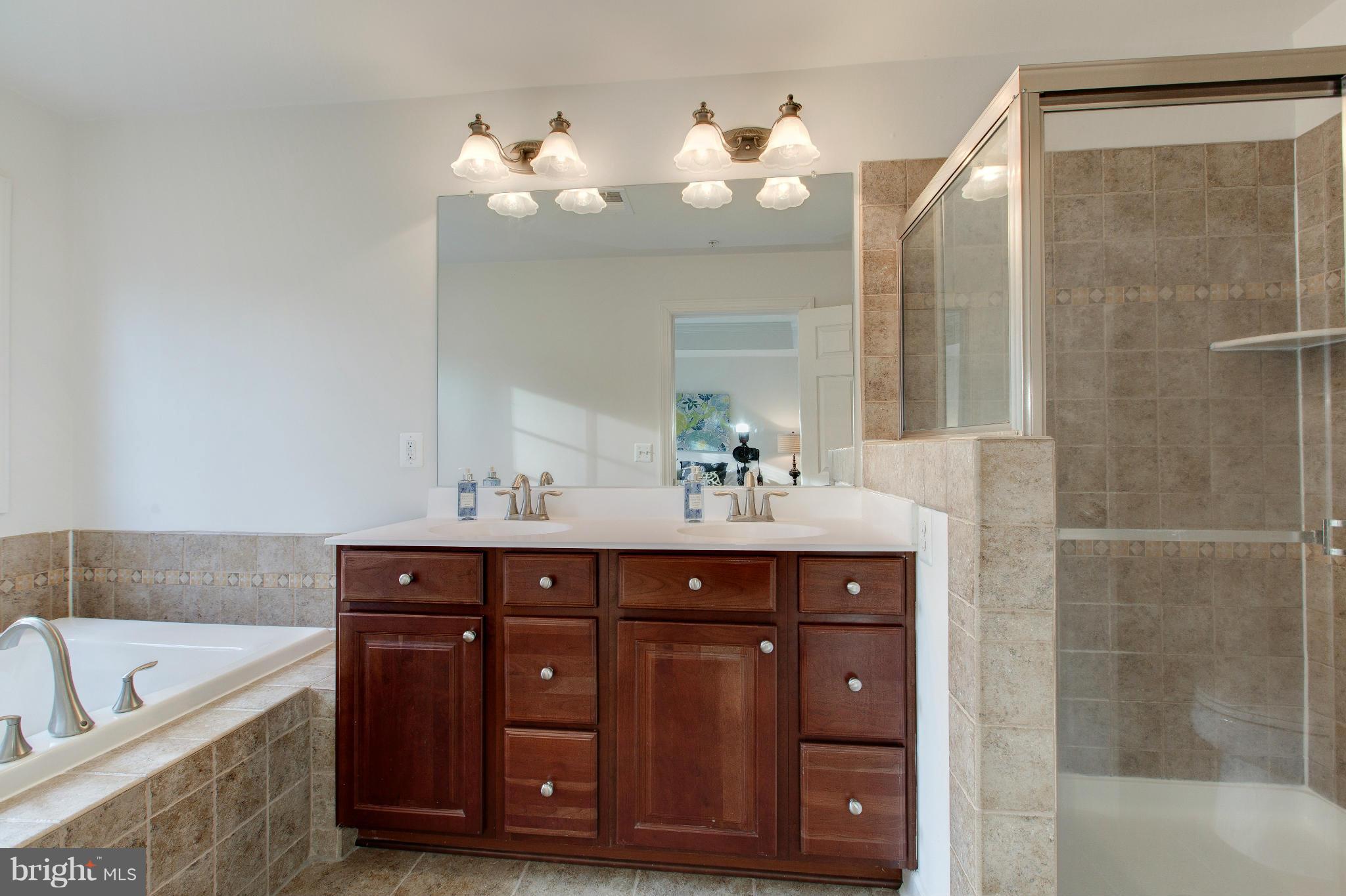 816 West Glebe Road Alexandria, VA 22305 - Photo 19 of 30 Master Bath with Double Vanity
