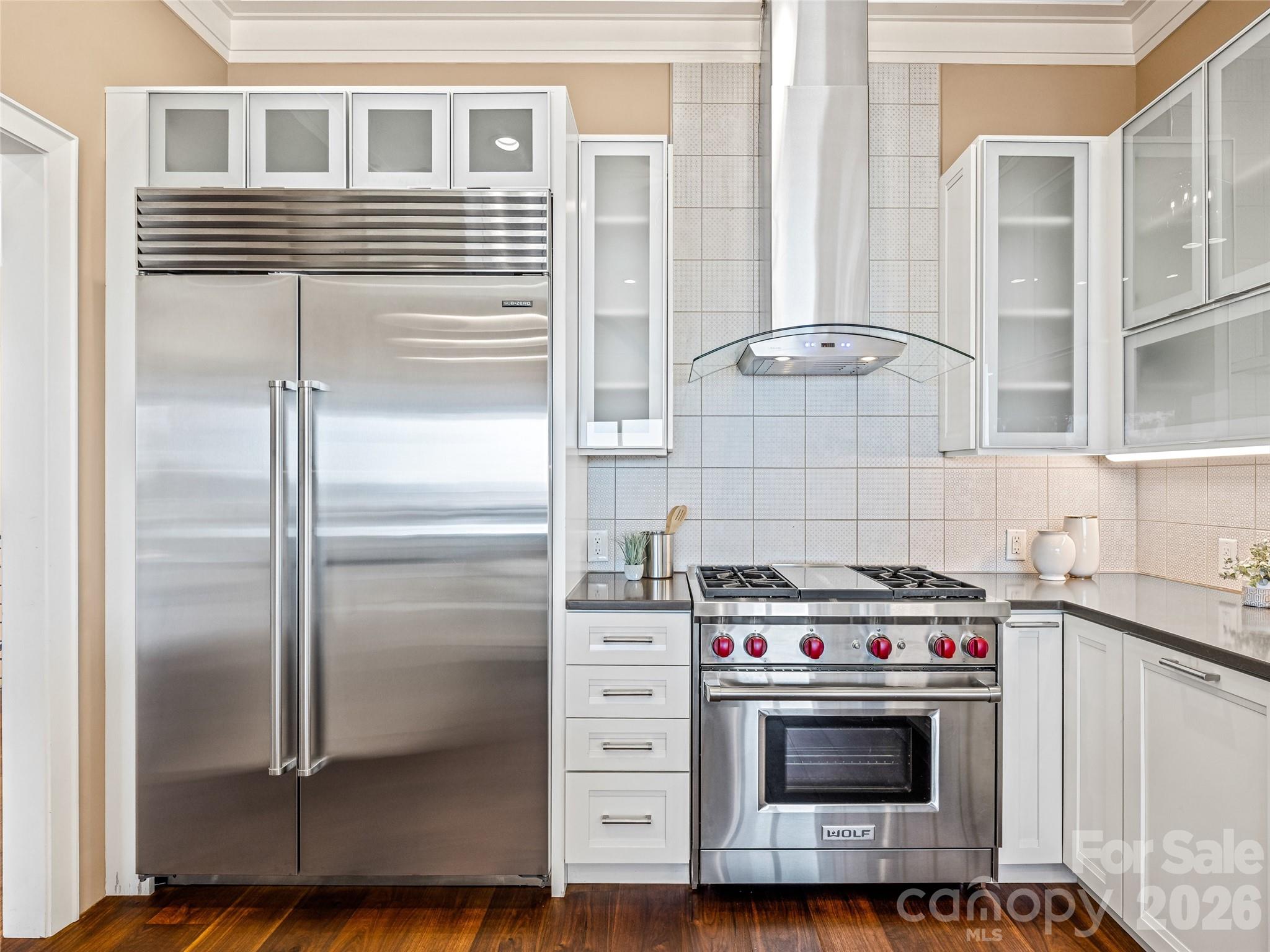95 Horizon Hill Road Asheville, NC 28804 - Photo 20 of 47 a kitchen with a cabinets and steel stainless steel appliances
