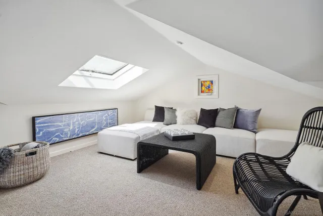 a view of an ocean and beach