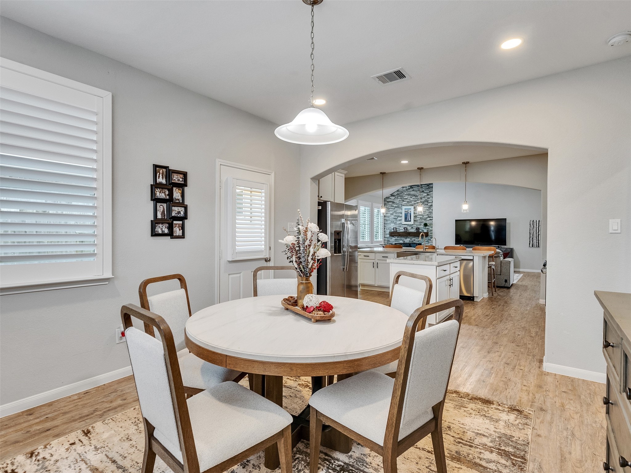 1841 Alyssa Way Alvin, TX 77511 - Photo 31 of 48 a dining room with furniture and window
