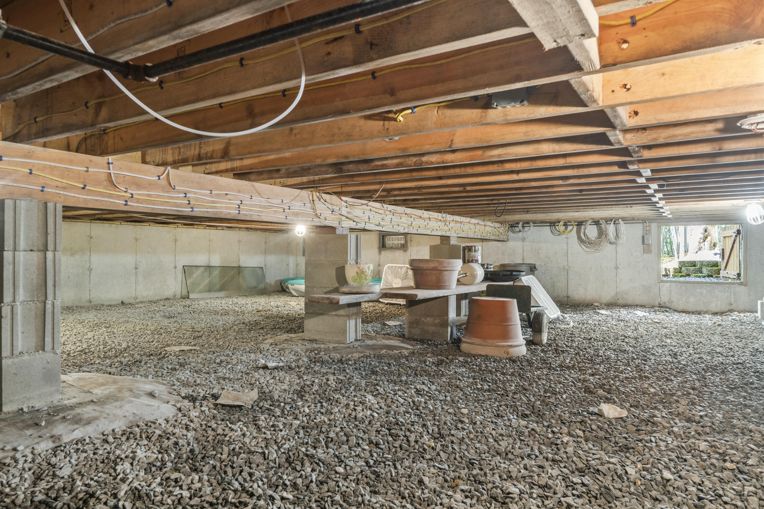 189 Ridge Road Frye Island, ME 04084 - Photo 35 of 49 189 crawl space