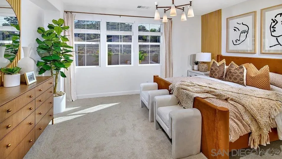 1412 Mountain Laurel Road San Marcos, CA 92078 - Photo 8 of 16 a bed room with a bed and a window