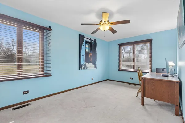 a workspace with a window