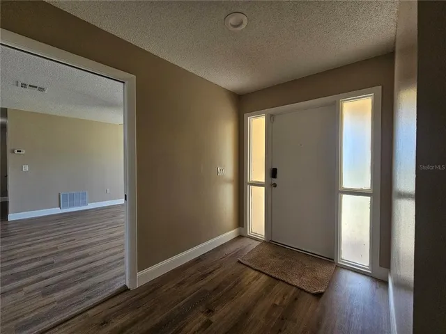 wooden floor in an empty room
