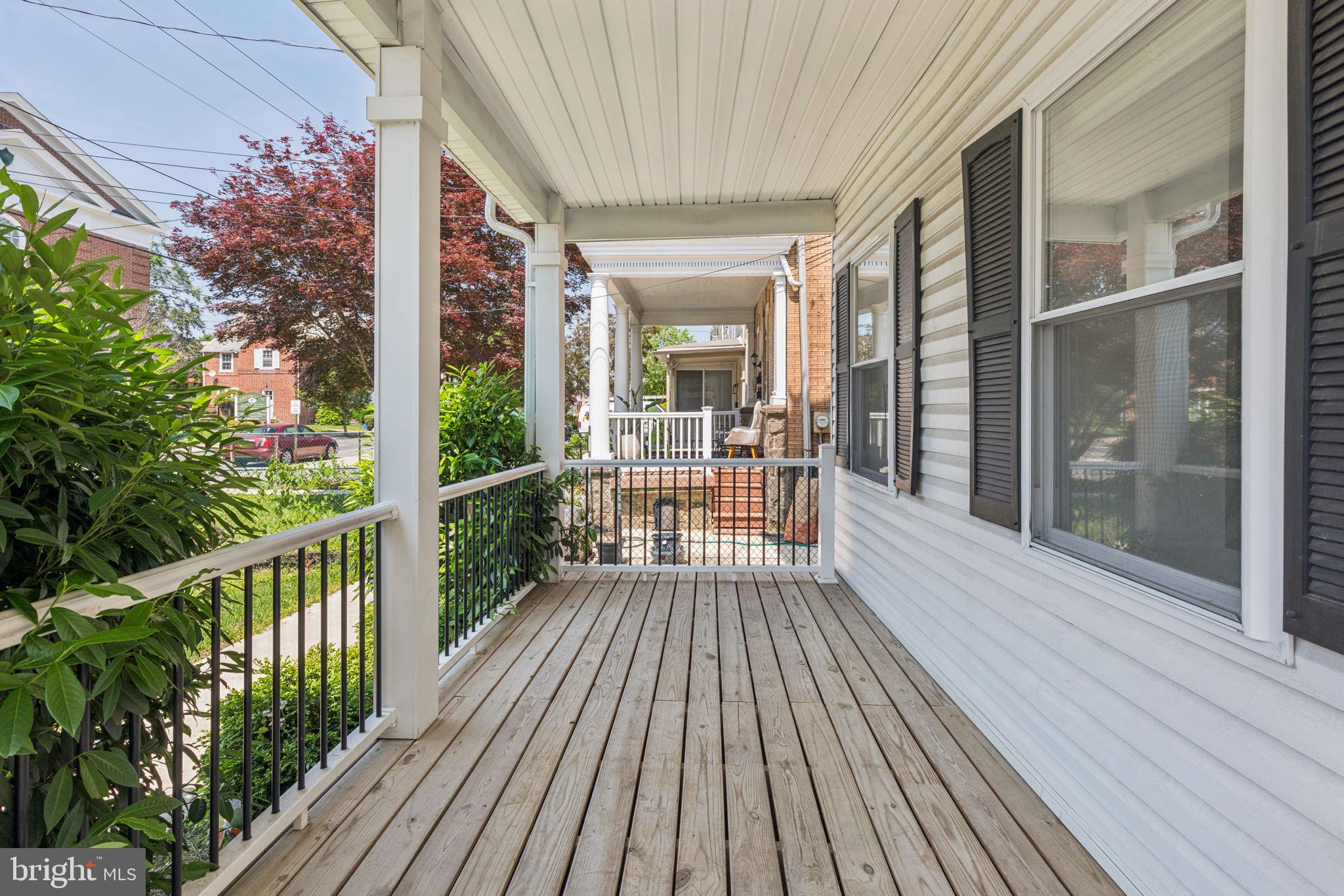 451 Green Lane Philadelphia, PA 19128 - Photo 2 of 22 a view of a balcony with wooden floor