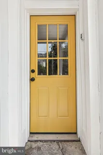 a view of front door