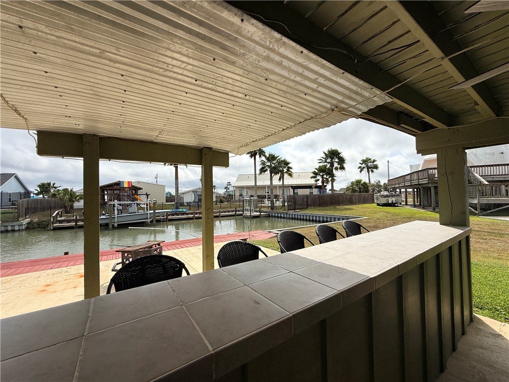 105 Copano Cove Road Rockport, TX 78382 - Photo 35 of 40 a view of a patio