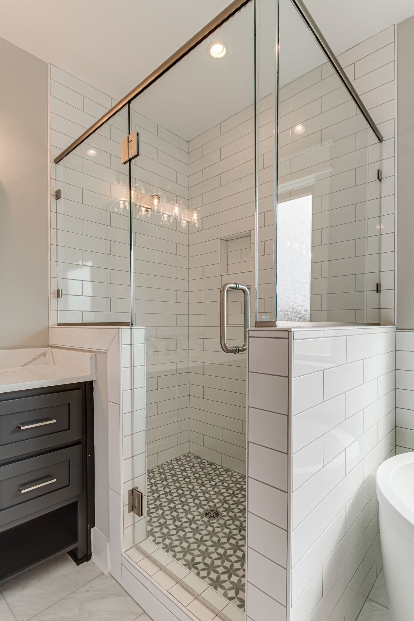 2617 Holly Spring Drive Murfreesboro, TN 37128 - Photo 21 of 50 a bathroom with a shower and a sink