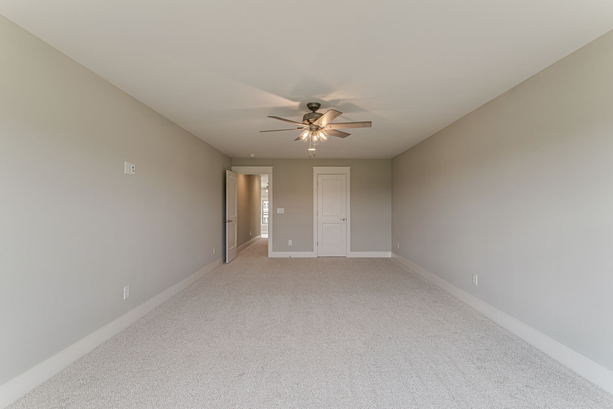 2617 Holly Spring Drive Murfreesboro, TN 37128 - Photo 45 of 50 a view of an empty room with a ceiling fan