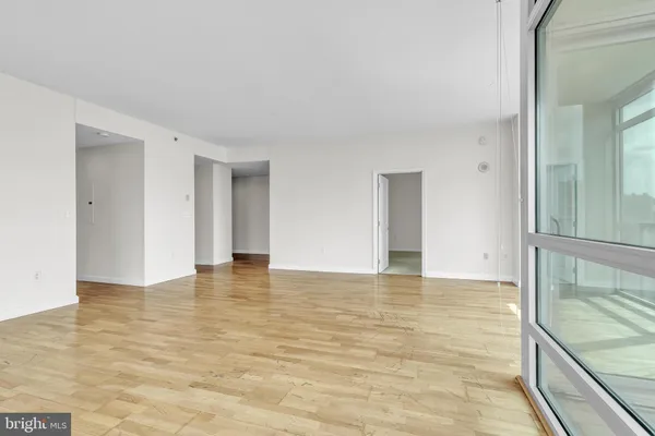 a view of an empty room with window