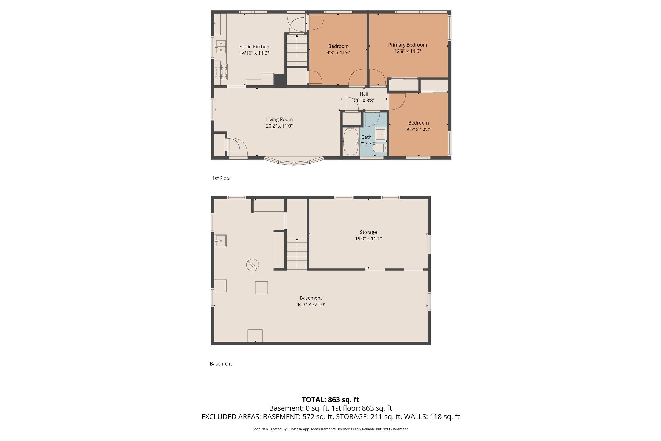 511 Grove Street Mayville, WI 53050 - Photo 32 of 32 06-All Levels w_ Dimensions