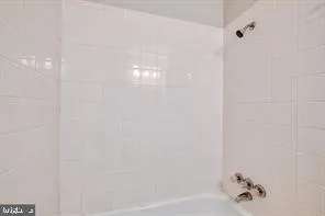 a close up of a bathtub