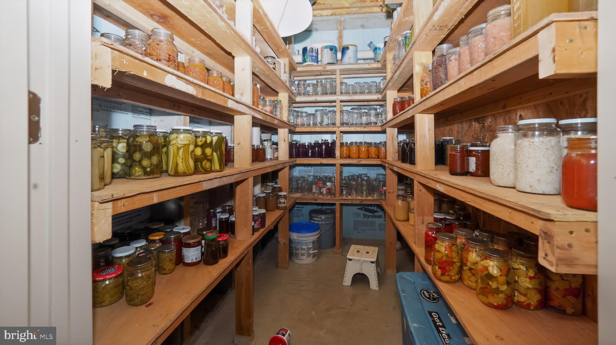5325 Hammond Road New Holland, PA 17557 - Photo 36 of 73 Well-stocked pantry of homemade goods.