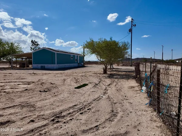 a view of a beach with a yard