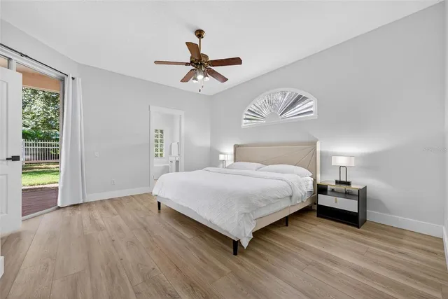 wooden floor in an empty room