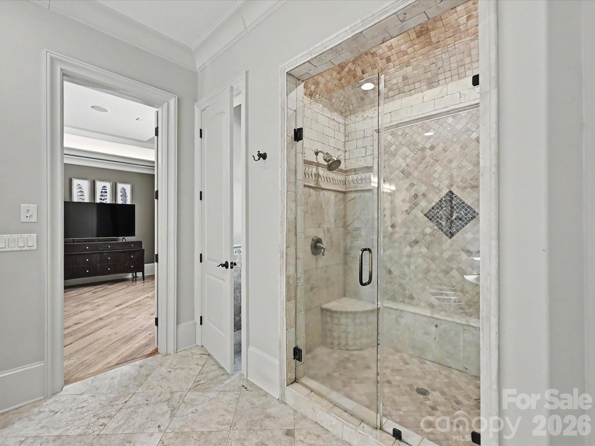 6112 Rehobeth Road Waxhaw, NC 28173 - Photo 18 of 48 a bathroom with a shower
