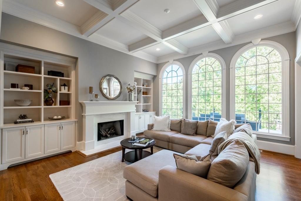 165 Autry Trail Alpharetta, GA 30022 - Photo 10 of 70 a living room with furniture fireplace and window