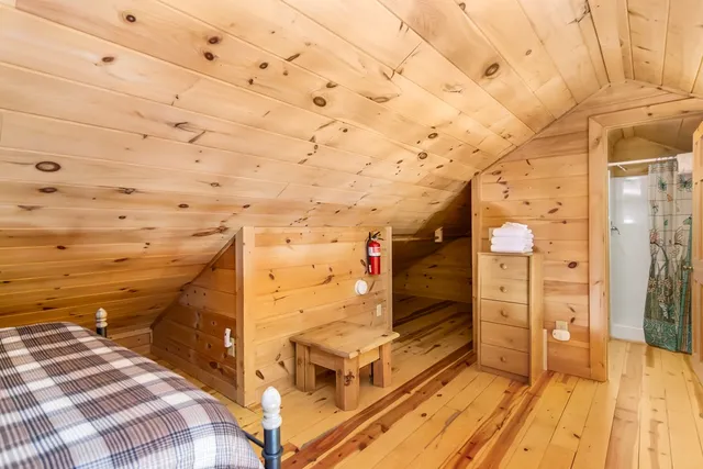 a view of a balcony with furniture