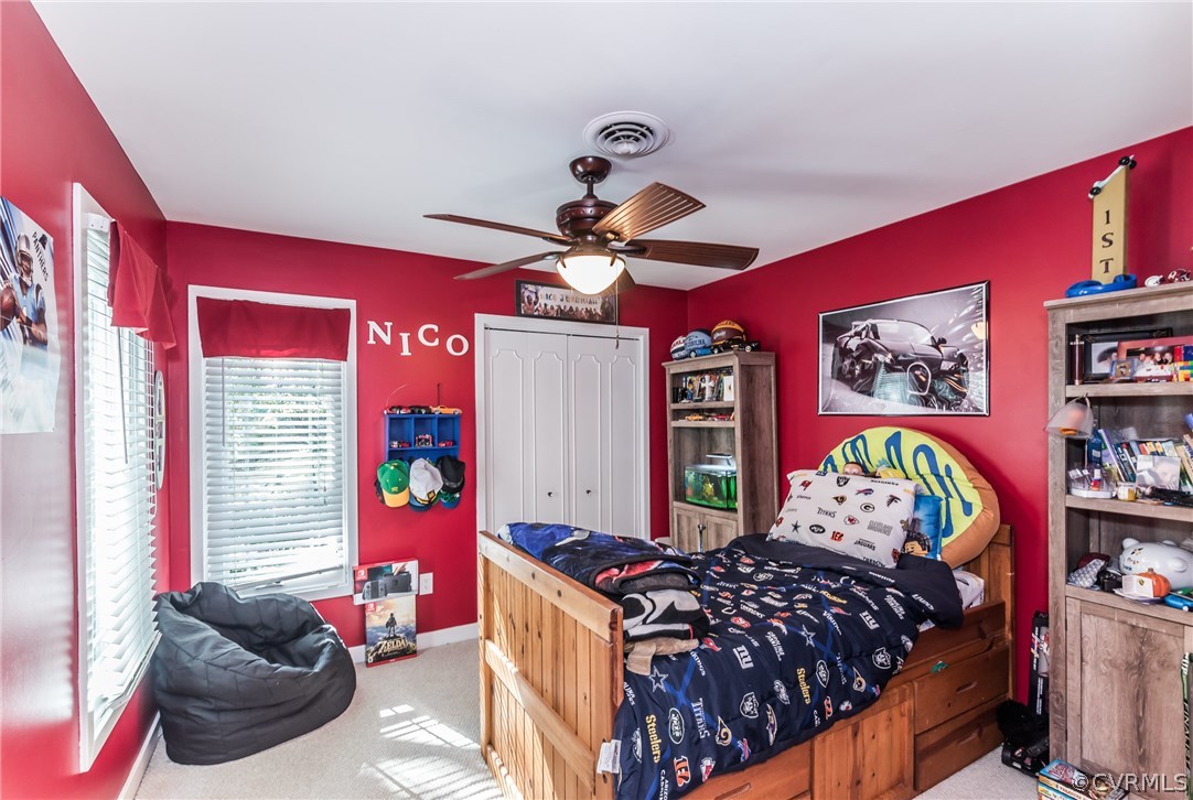 3216 Fortunes Ridge Road Midlothian, VA 23112 - Photo 31 of 41 a bedroom with bed and window