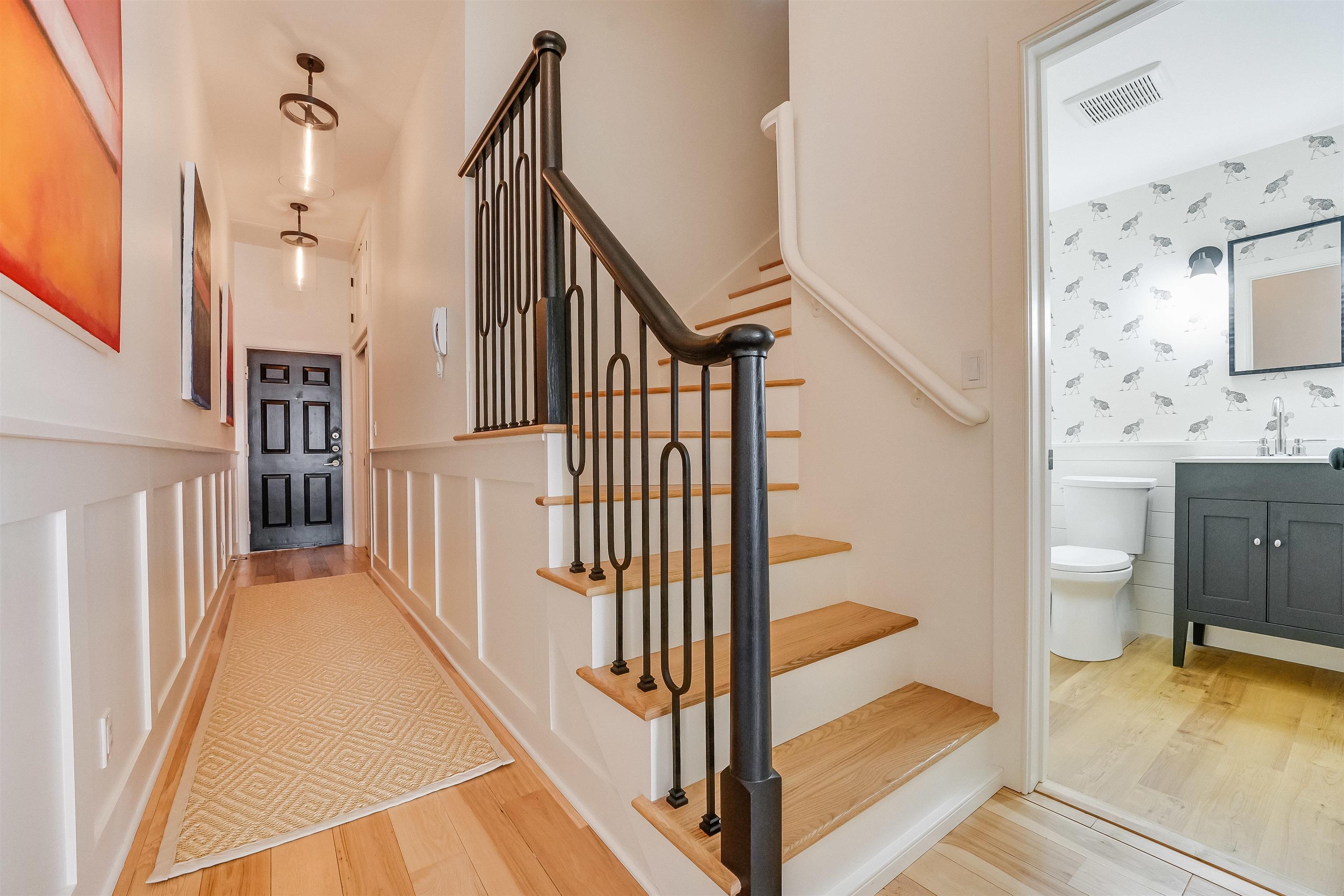 222 Clinton Street, Unit 19 Hoboken, NJ 07030 - Photo 15 of 31 a view of a hallway with seating area