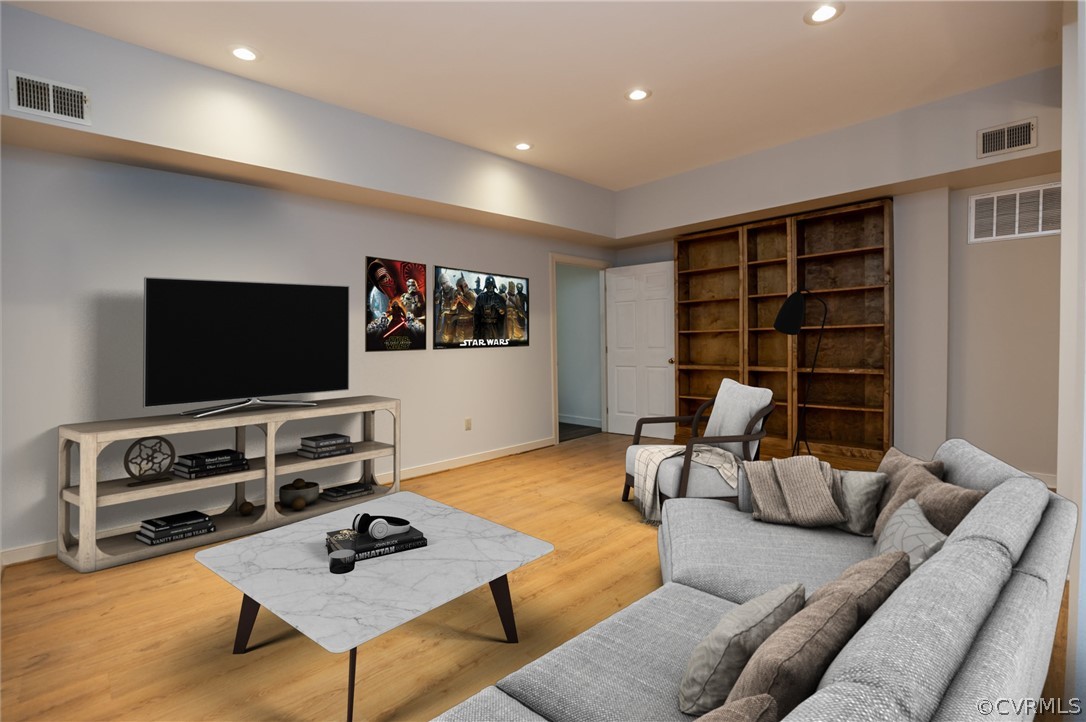 3103 E Stony Point Road, Unit END Richmond, VA 23235 - Photo 46 of 50 a living room with furniture and a flat screen tv