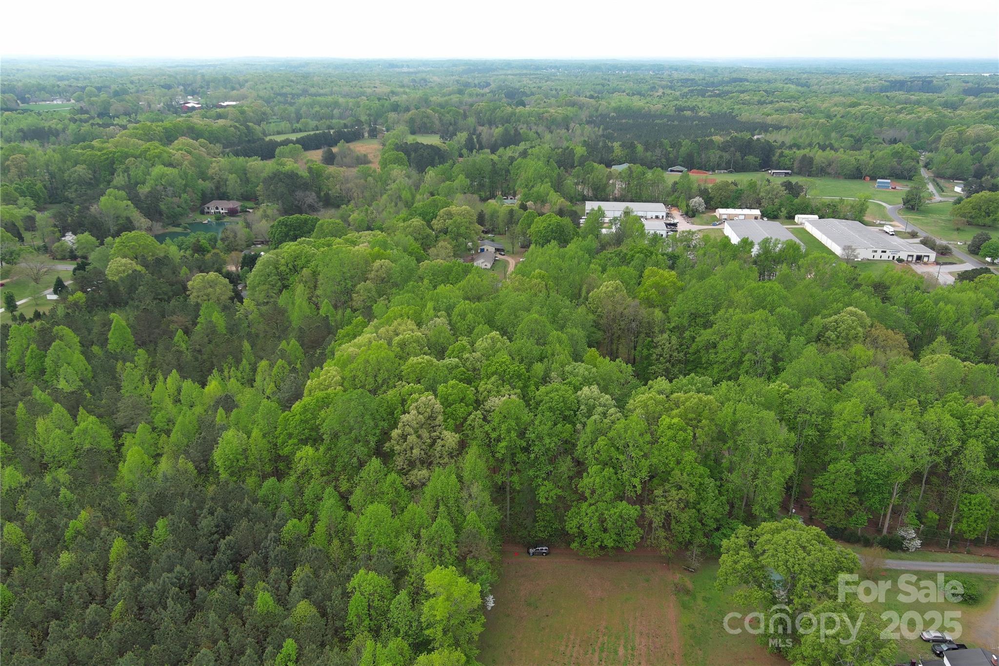 0 Mt Hope Church Road Salisbury, NC 28146 - Photo 6 of 15 a view of a lush green forest with trees and houses