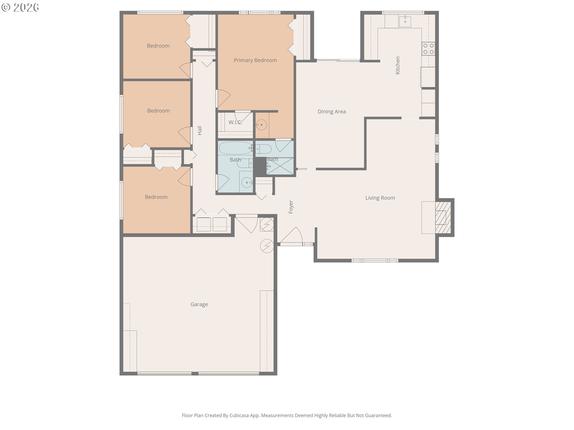7250 Southwest 28th Court Beaverton, OR 97008 - Photo 45 of 45 a picture of a floor plan