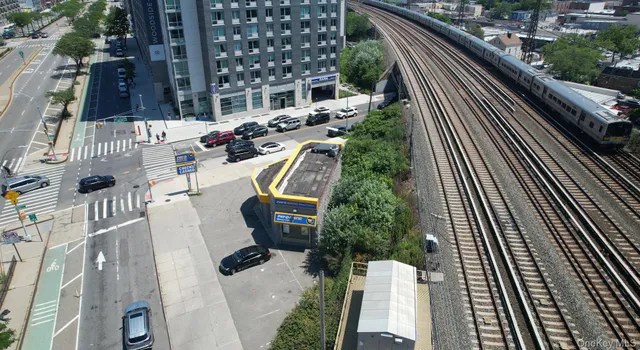 a view of city from balcony