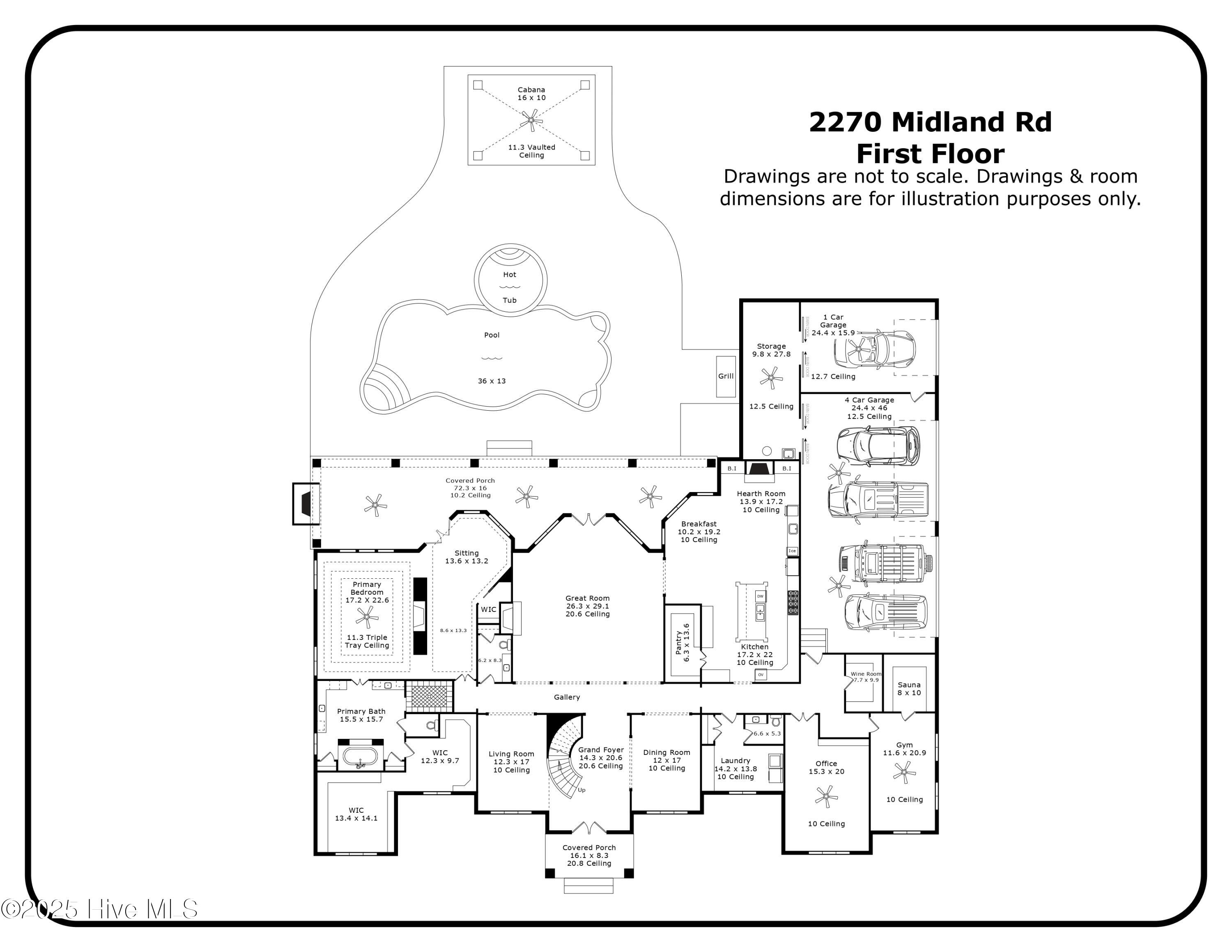 2270 Midland Road Pinehurst, NC 28374 - Photo 90 of 91 floor plan 2270 MIdland Road