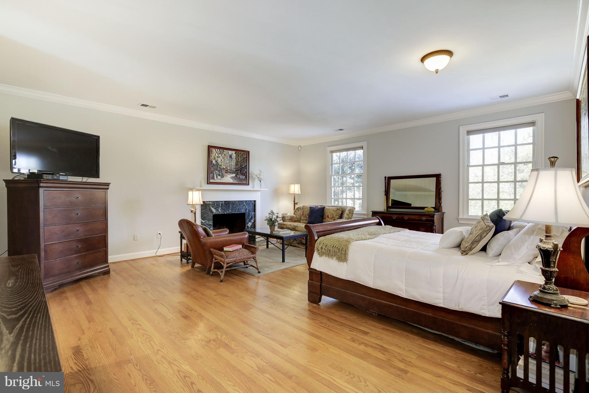 6710 Greentree Road Bethesda, MD 20817 - Photo 24 of 44 Owner's room with sitting room & fireplace