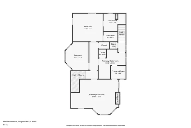 $499,700 | 9412 South Homan Avenue, Evergreen Park, IL 60805