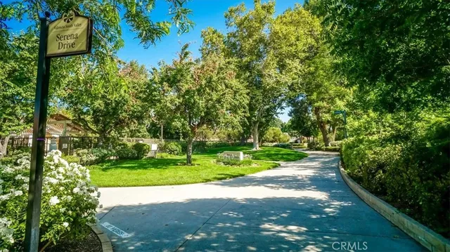 a view of yard with tree