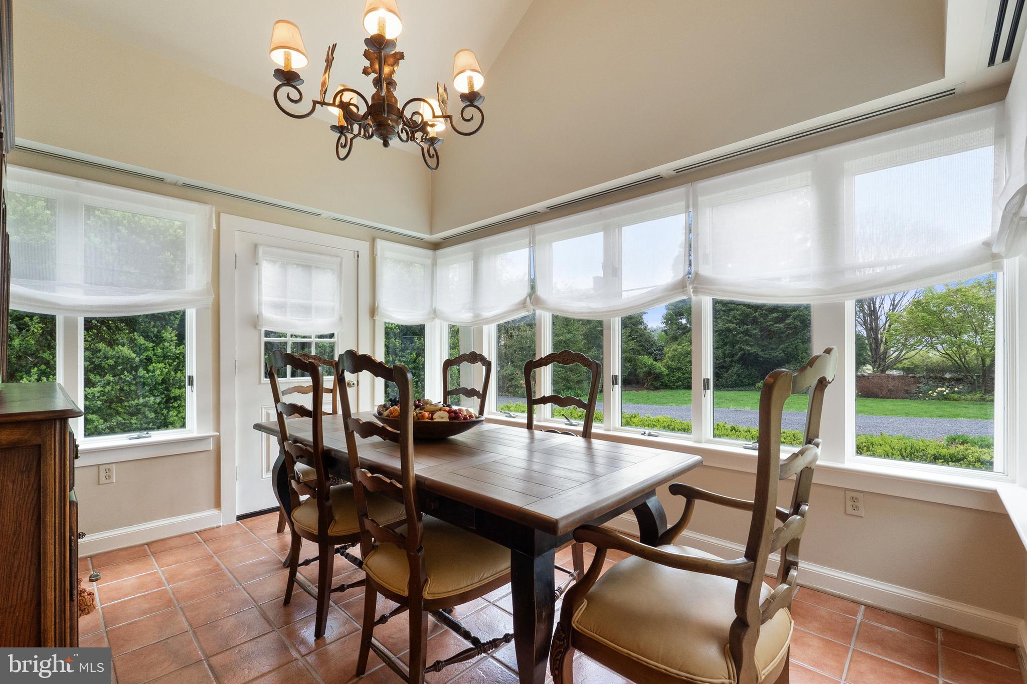 3252 Winchester Road Delaplane, VA 20144 - Photo 38 of 74 a view of a dining room with furniture window and outside view