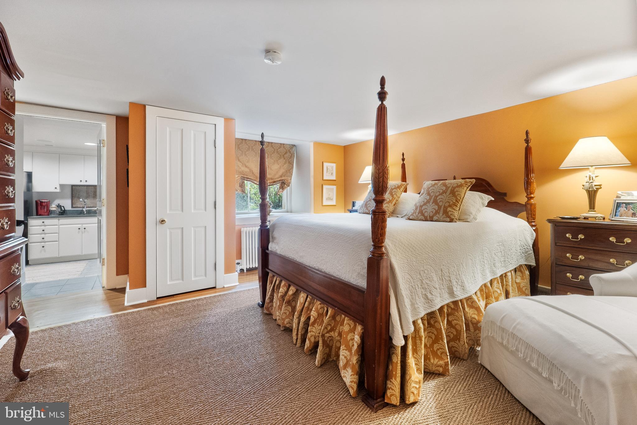 3252 Winchester Road Delaplane, VA 20144 - Photo 42 of 74 a bedroom with two beds and a chandelier