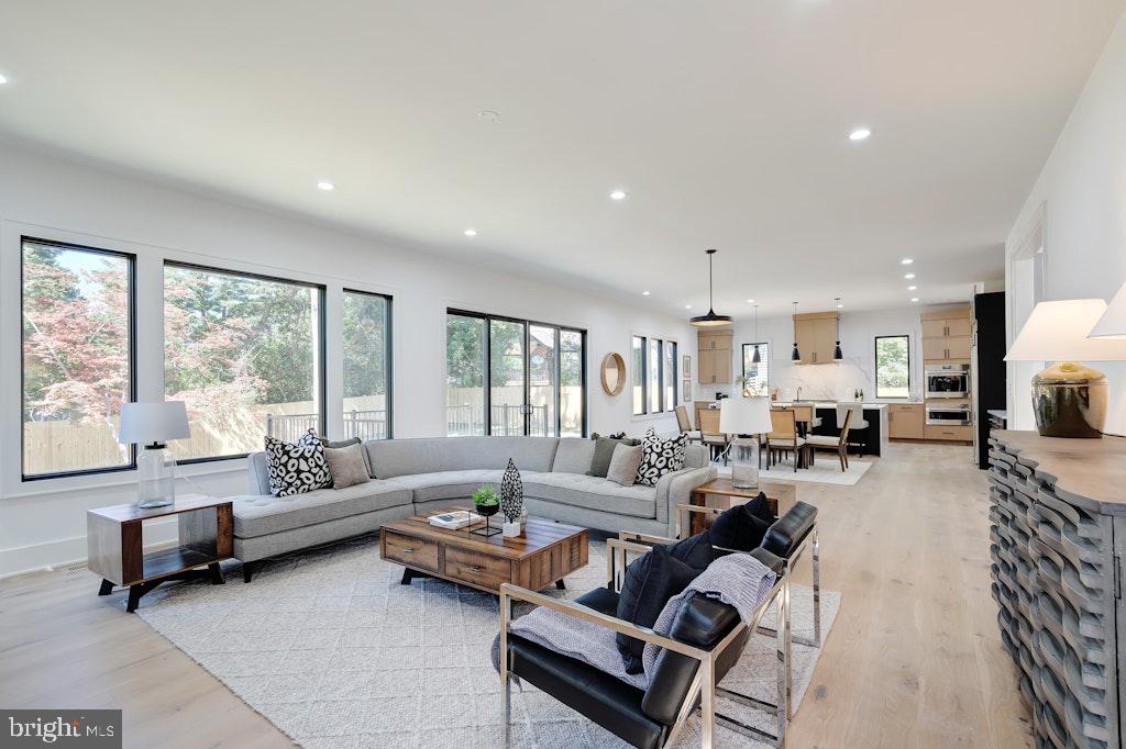 5225 Little Falls Road Arlington, VA 22207 - Photo 14 of 60 a living room with furniture and a large window