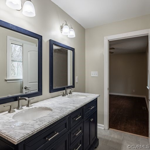 1814 Lockett Road Rice, VA 23966 - Photo 12 of 21 a bathroom with double sink and two mirror