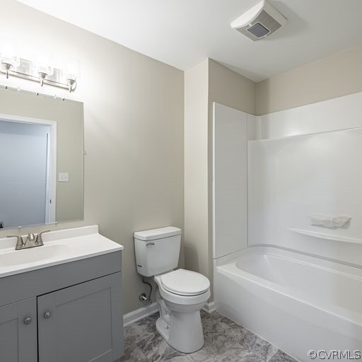 1814 Lockett Road Rice, VA 23966 - Photo 16 of 21 a bathroom with a toilet a sink a mirror and bathtub